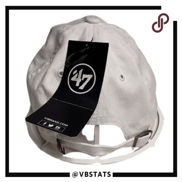 47 Brand Men's NFL Denver Broncos Adjustable Cap White One Size NWT - Picture 3 of 11